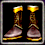 Black Crimson Boots