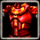 Red Rogue Chitin Armor Pauldron