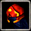 Red Rogue Chitin Armor Helmet