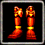 Red Priest Chitin Armor Boots